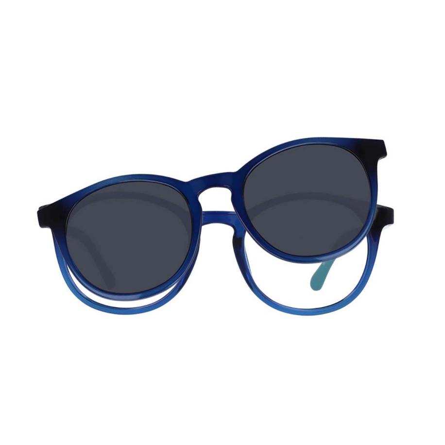 Heren Ovaal Clip-On Plastic Blauw Bril - Anti-Blauwlichtglazen - SmartBuy Collection