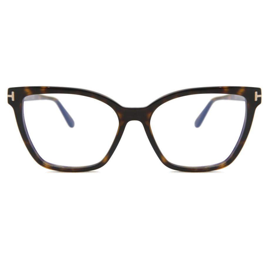 Tom Ford FT5812-B 52 Blauw-Light Block Tortoiseshell Dames Bril