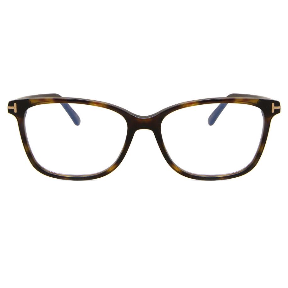 Tom Ford FT5842-B 52 Blauw-Light Block Tortoiseshell Dames Bril