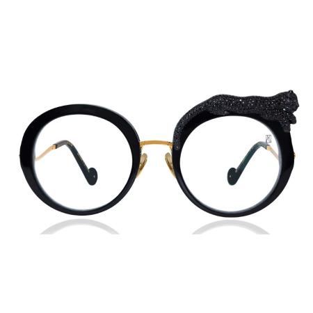Anna-Karin Karlsson ROSE ET LA ROUE OPTICAL Zwart Doorzichtig Zwart Dames Bril
