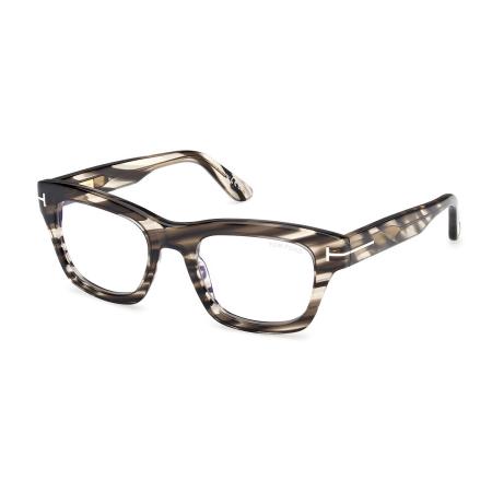 Tom Ford FT6036-B 056 Blauw-Light Block Tortoiseshell Heren Bril