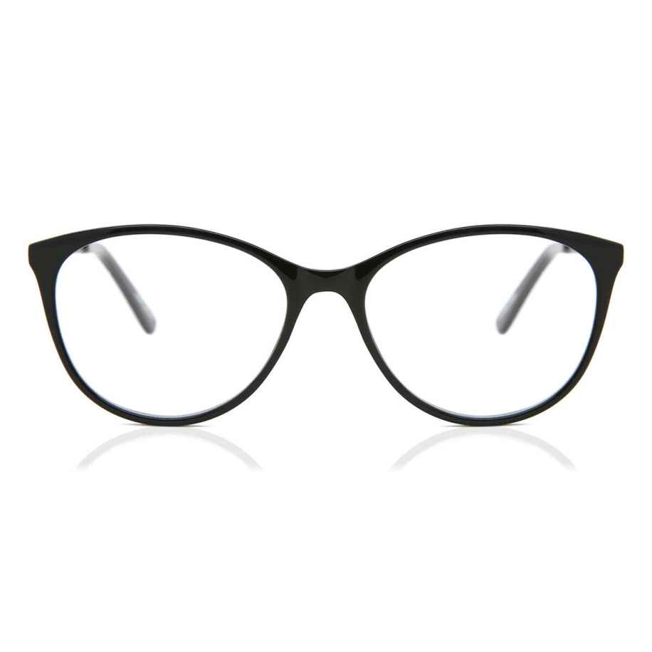 Dames Cat-eye Volledige rand Acetaat Zwart Bril - Anti-Blauwlichtglazen - SmartBuy Collection