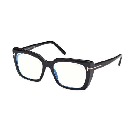 Tom Ford FT5992-B 001 Blauw-Light Block Dames Bril
