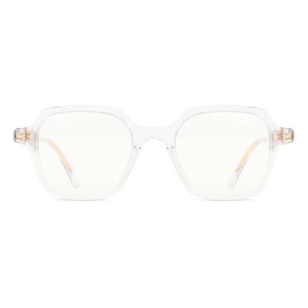 Heren Geometric Volledige rand Plastic Doorzichtig Bril - Anti-Blauwlichtglazen - Arise Collective