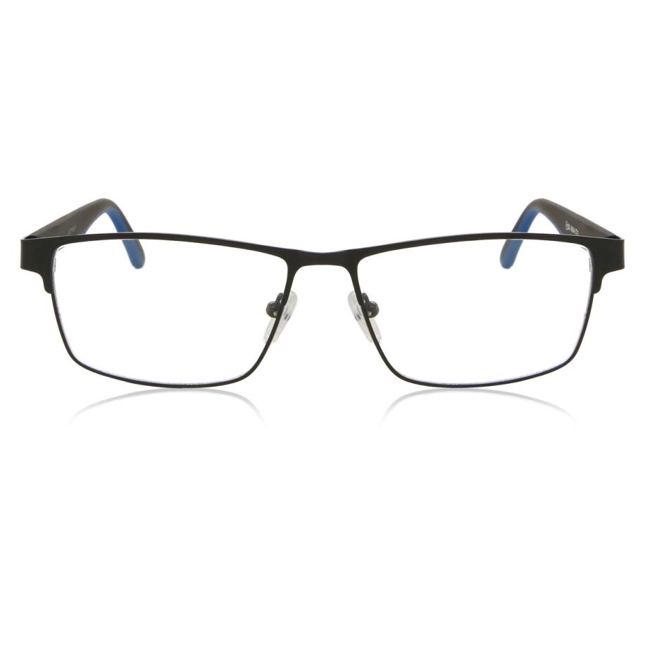 Heren Vierkant Volledige rand Metaal Zwart Bril - Anti-Blauwlichtglazen - SmartBuy Collection