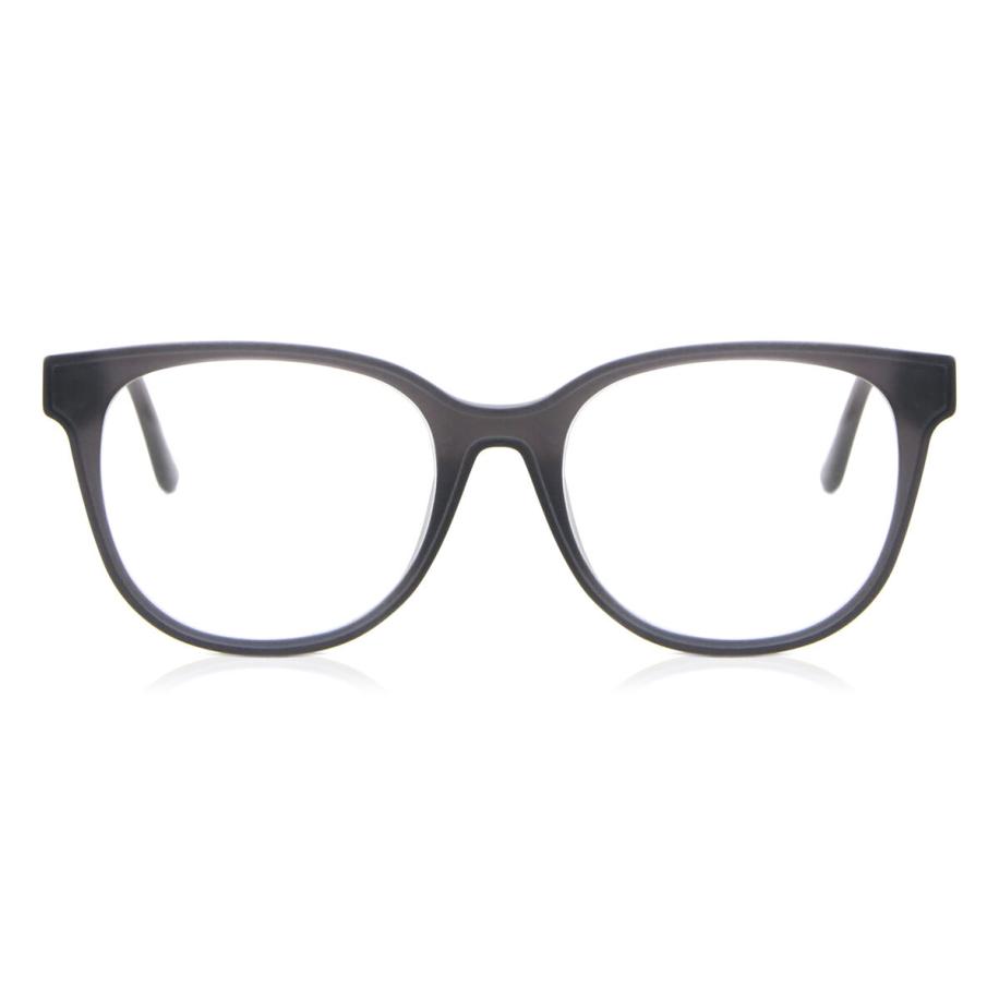 Heren Ovaal Volledige rand Plastic Grijs Bril - Anti-Blauwlichtglazen - SmartBuy Collection