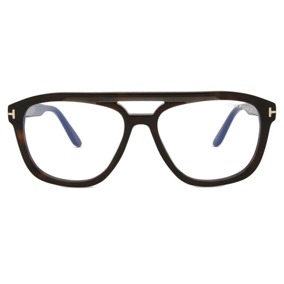 Tom Ford FT6024-B 52 Blauw-Light Block Heren Bril