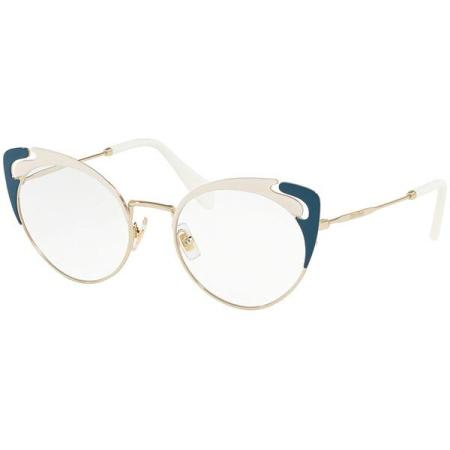 Miu Miu MU50RV 1061O1 Blauw Dames Bril