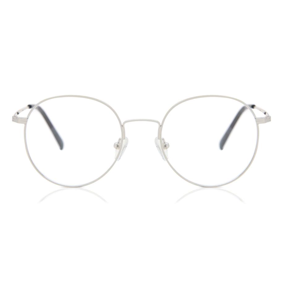 Heren Ovaal Volledige rand Metaal Goud Bril - Anti-Blauwlichtglazen - SmartBuy Collection