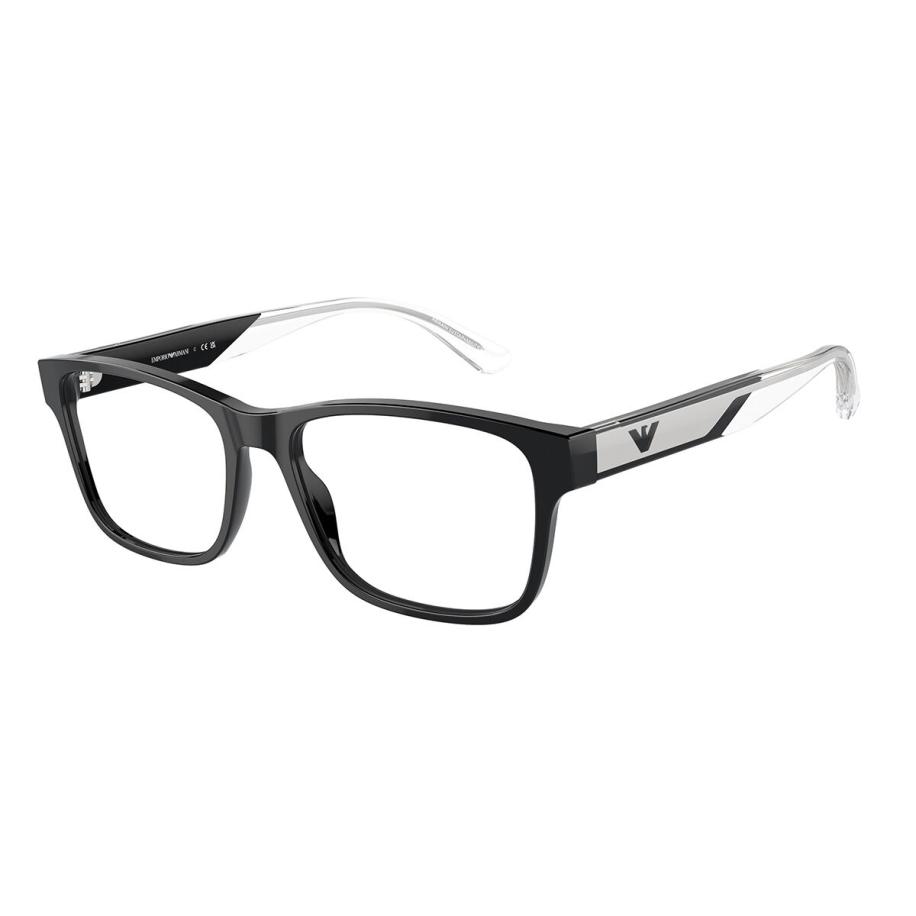 Emporio Armani EA3239F Aziatische pasvorm 5017 Zwart Heren Bril