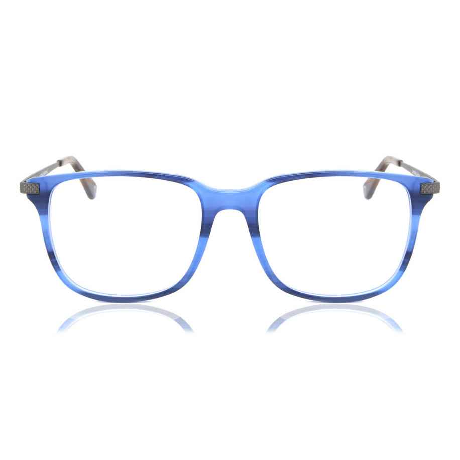 Heren Rechthoek Volledige rand Plastic Blauw Bril - Anti-Blauwlichtglazen - SmartBuy Collection