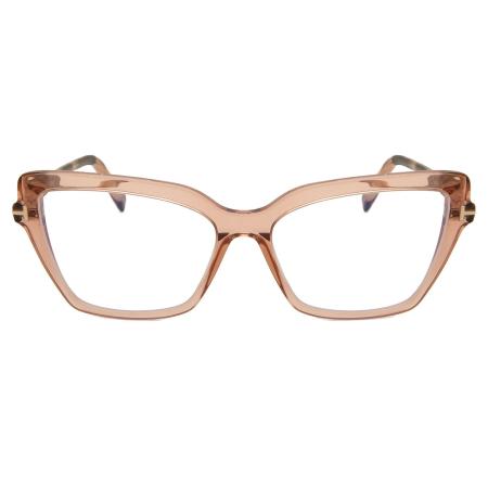 Tom Ford FT5948-B 072 Blauw-Light Block Roze Dames Bril