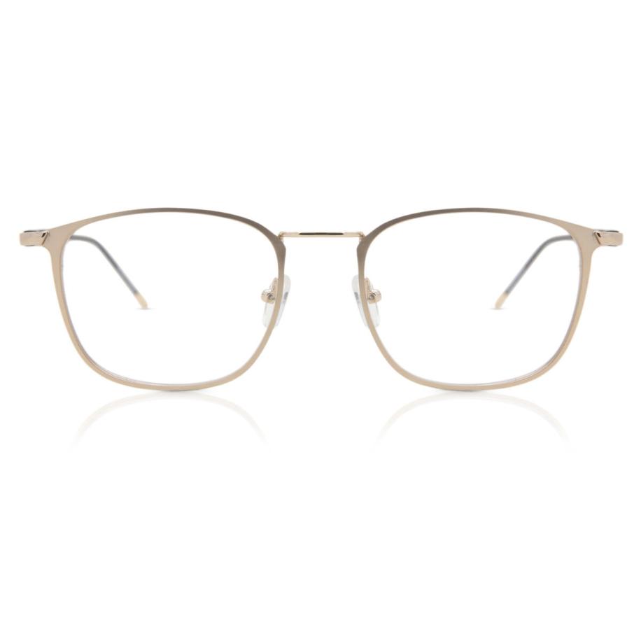 Heren Vierkant Volledige rand Metaal Goud Bril - Anti-Blauwlichtglazen - SmartBuy Collection