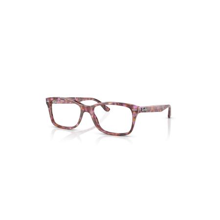 Ray-Ban Rb5428 Optics Rood En Paars Havana montuur Helder glazen Gepolariseerd 50-17
