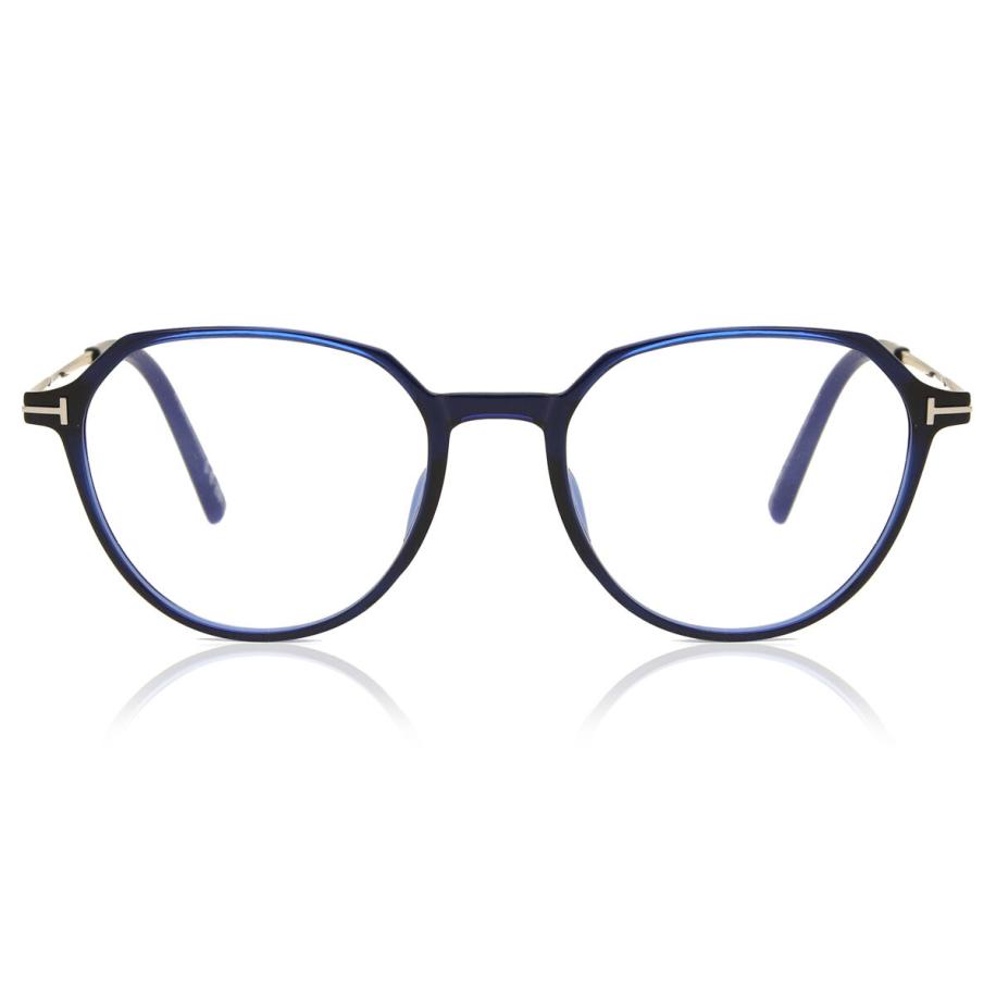 Tom Ford FT5875-B 90 Blauw-Light Block Blauw Heren Bril