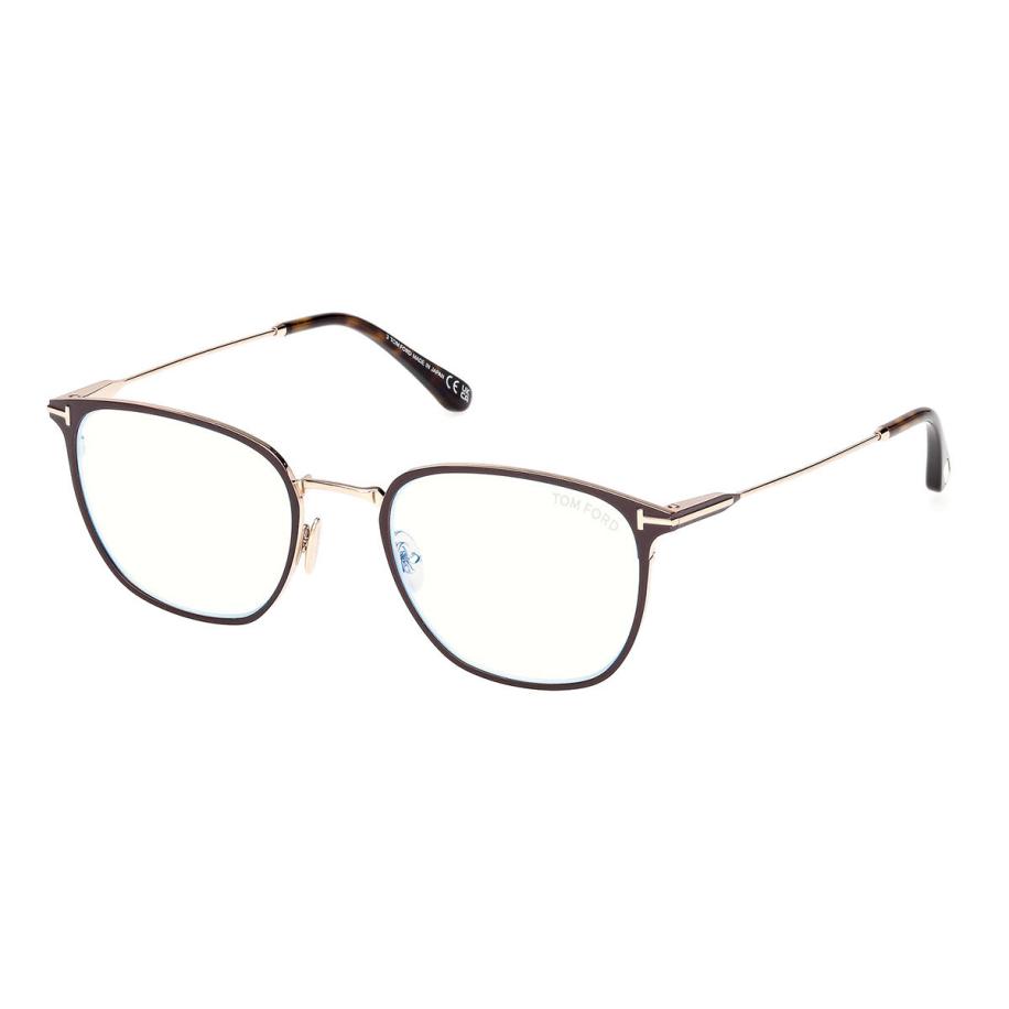 Tom Ford FT6041-B 48 Blauw-Light Block Bruin Heren Bril