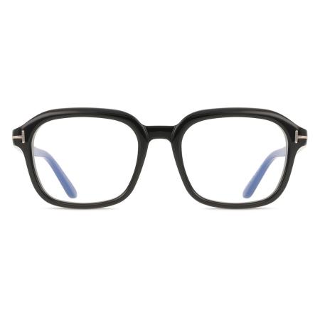 Tom Ford FT6060-B 001 Blauw-Light Block Zwart Heren Bril