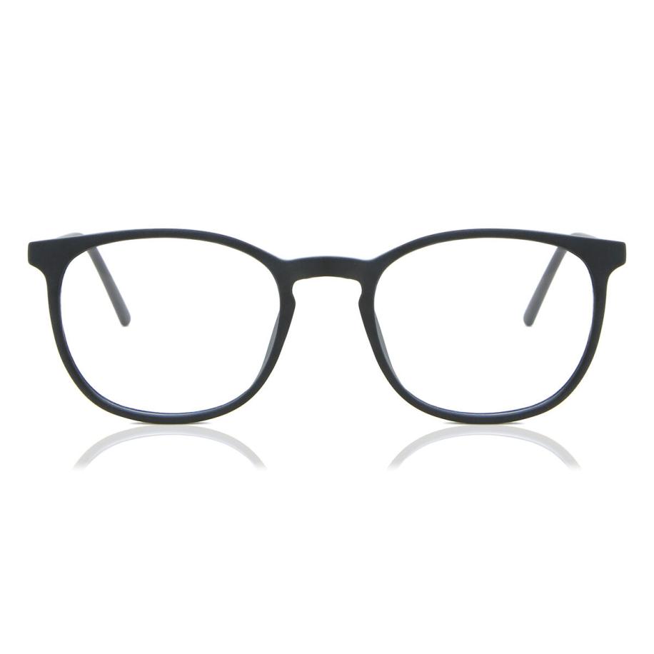 Heren Vierkant Volledige rand Plastic Zwart Bril - Anti-Blauwlichtglazen - SmartBuy Collection