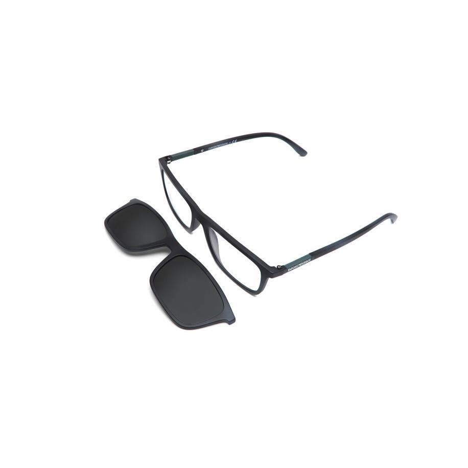 Emporio Armani EA4160 with Clip-On 50421W Zwart Heren Bril