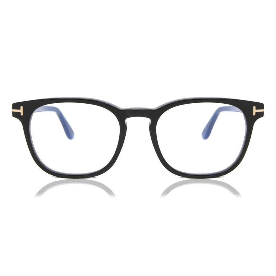 Tom Ford FT5868-B 1 Blauw-Light Block Zwart Heren Bril