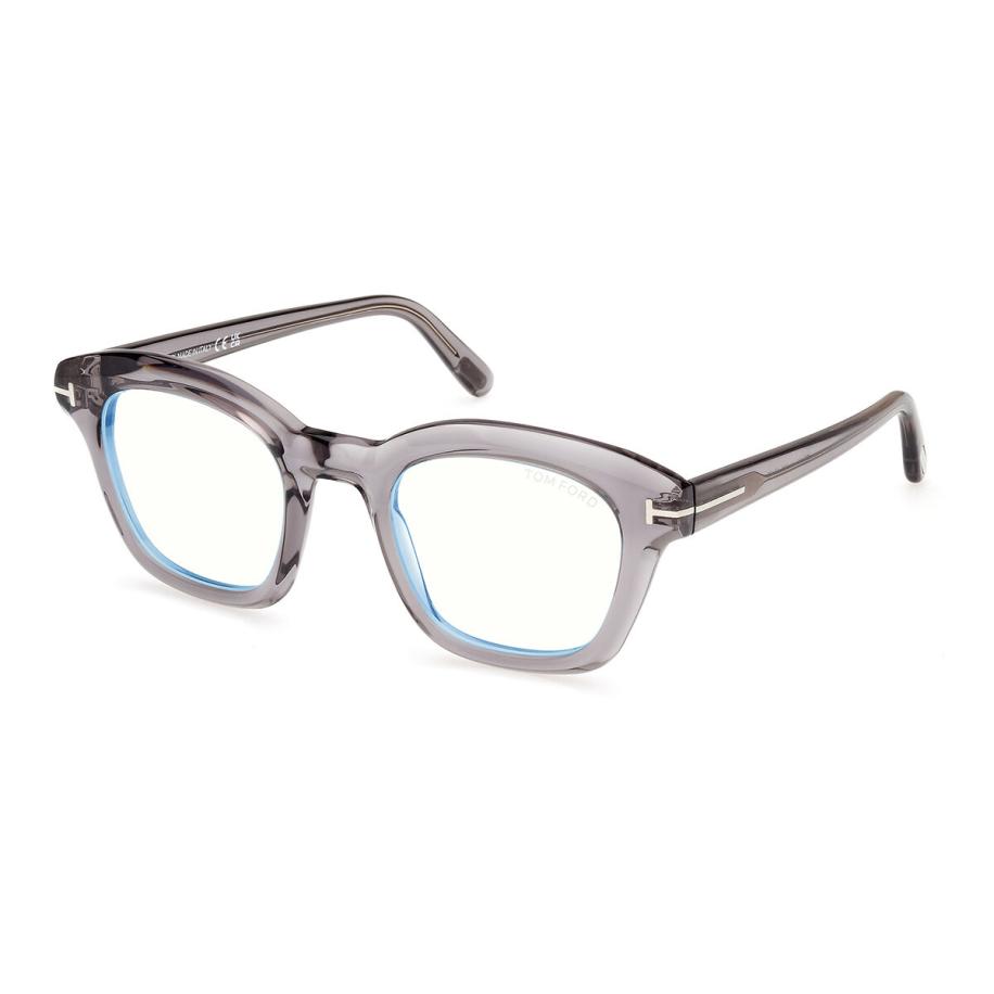 Tom Ford FT5961-B 20 Blauw-Light Block Doorzichtig Heren Bril