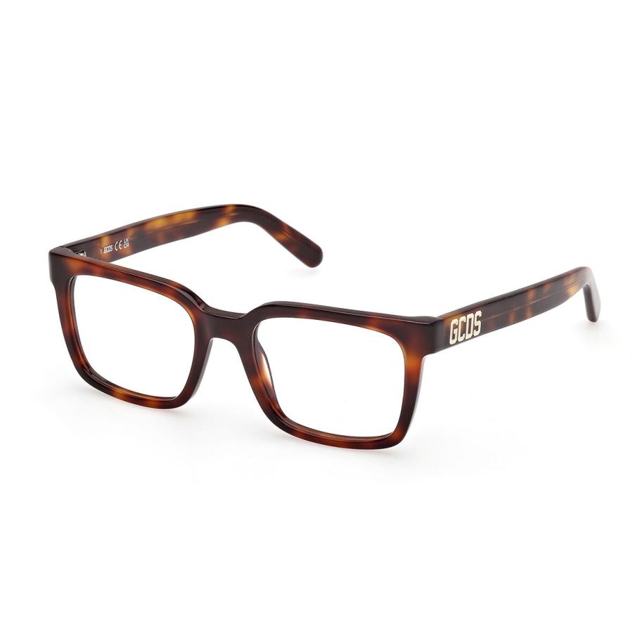 GCDS GD5044 52 Tortoiseshell Heren Bril