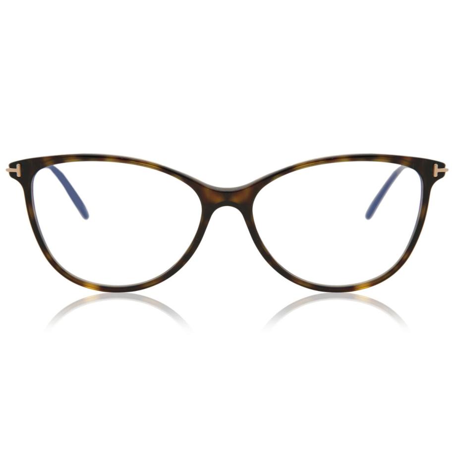 Tom Ford FT5616-B 52 Blauw-Light Block Tortoiseshell Dames Bril