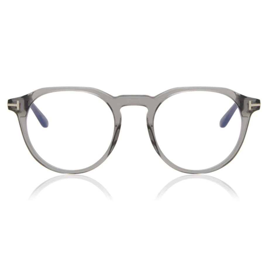 Tom Ford FT5833-B 20 Blauw-Light Block Doorzichtig Heren Bril