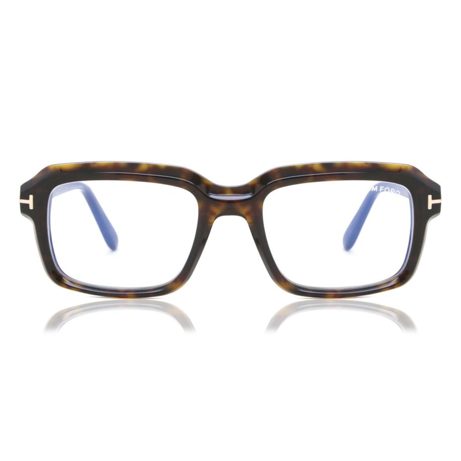 Tom Ford FT5888-B 52 Blauw-Light Block Tortoiseshell Heren Bril