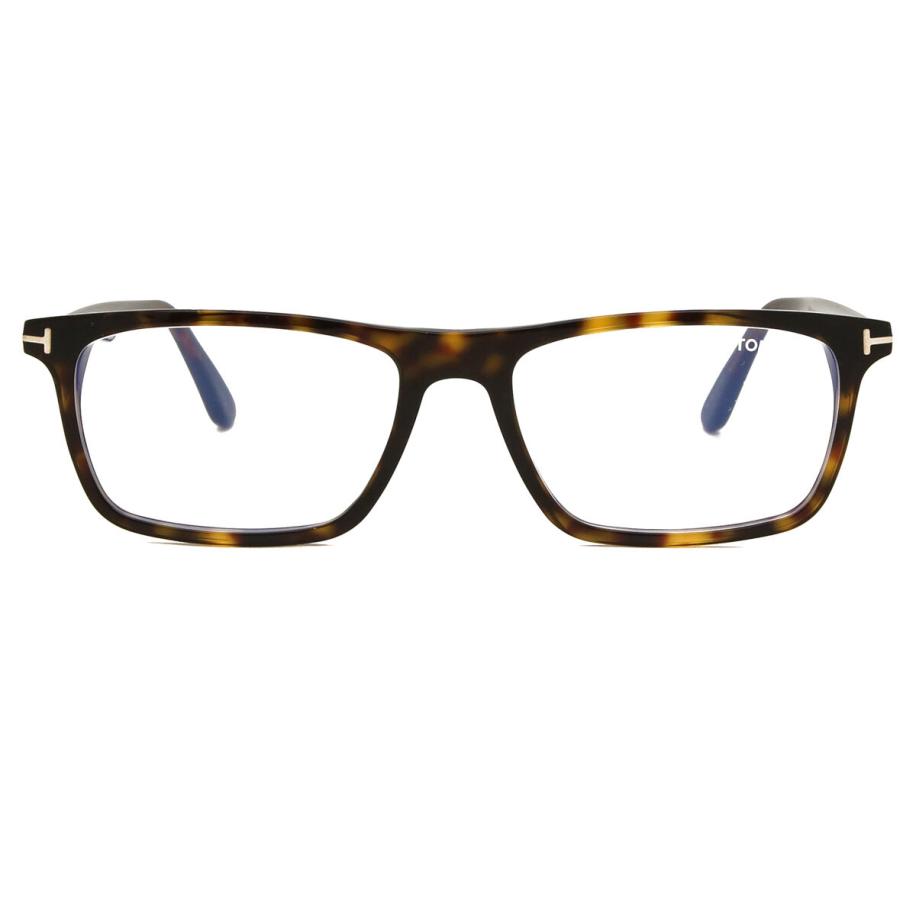 Tom Ford FT5681-B 52 Blauw-Light Block Tortoiseshell Heren Bril