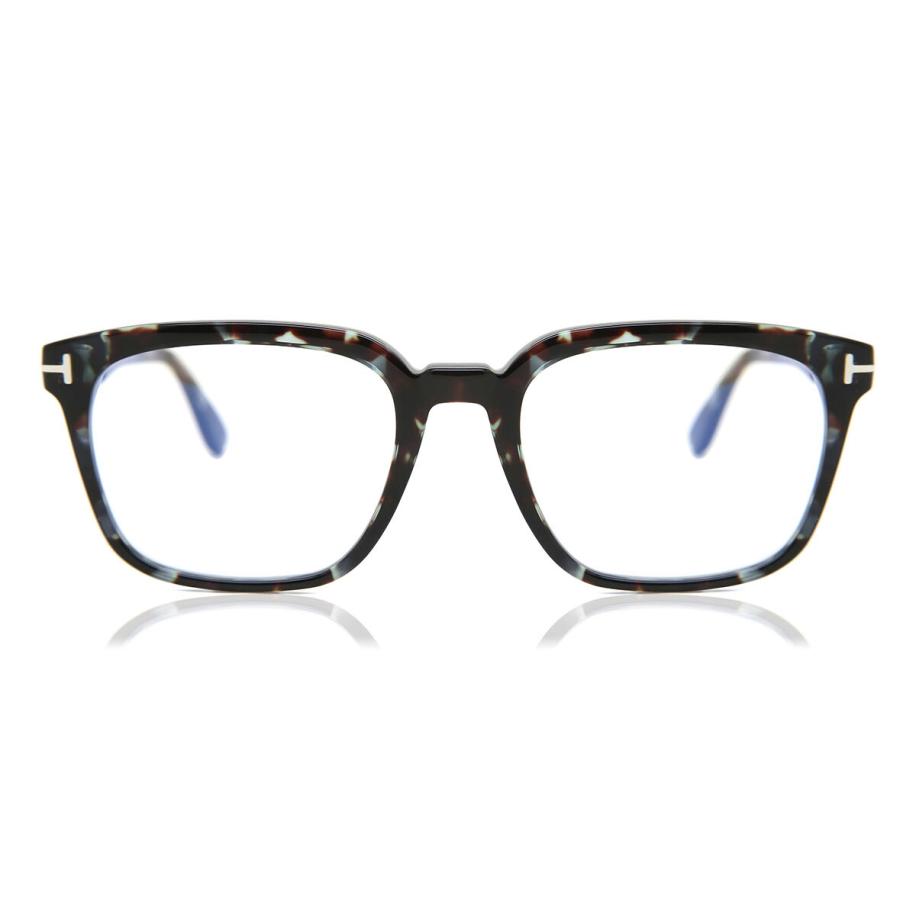 Tom Ford FT5626-B 55 Blauw-Light Block Tortoiseshell Heren Bril