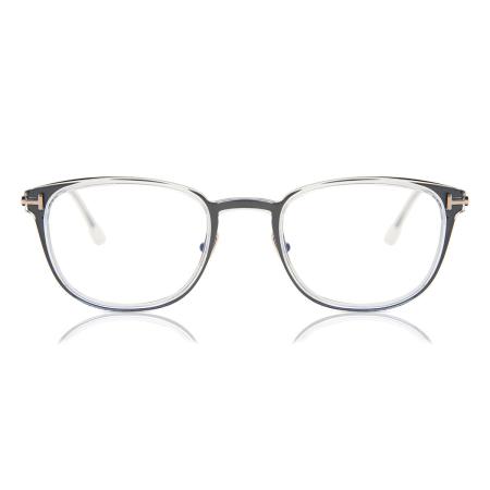 Tom Ford FT5694-B 001 Blauw-Light Block Zwart Heren Bril