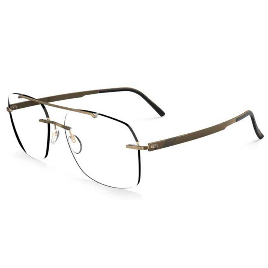 Silhouette 5558/KZ 7520 Goud Heren Bril
