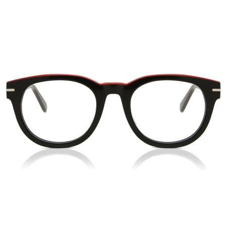 Dames Ovaal Volledige rand Plastic Zwart Bril - Anti-Blauwlichtglazen - Arise Collective