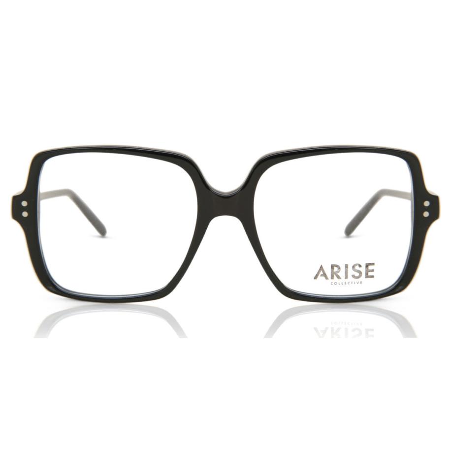 Dames Vierkant Volledige rand Plastic Zwart Bril - Anti-Blauwlichtglazen - Arise Collective