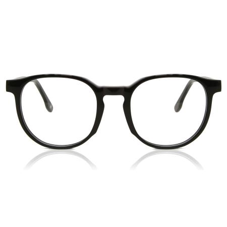 Dames Ovaal Volledige rand Plastic Zwart Bril - Anti-Blauwlichtglazen - Arise Collective