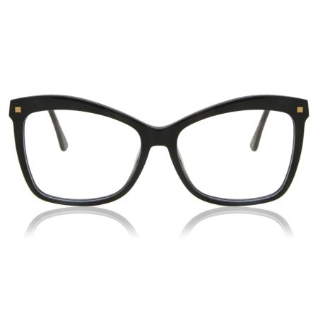 Dames Cat-eye Volledige rand Plastic Zwart Bril - Anti-Blauwlichtglazen - SmartBuy Collection