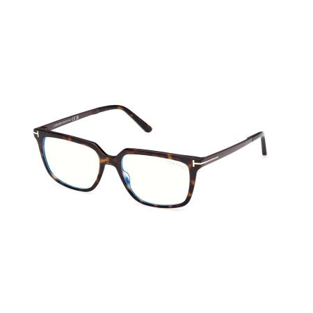 Tom Ford FT6039-B 052 Blauw-Light Block Tortoiseshell Heren Bril