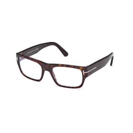 Tom Ford FT6034-B 052 Blauw-Light Block Tortoiseshell Heren Bril