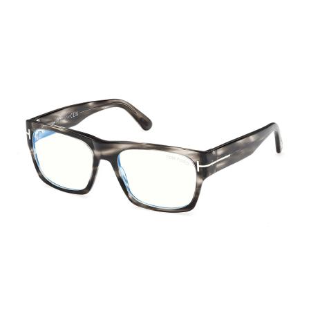 Tom Ford FT6035-B 056 Blauw-Light Block Tortoiseshell Heren Bril