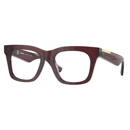 Burberry BE2407F Aziatische pasvorm 4115 Rood Dames Bril