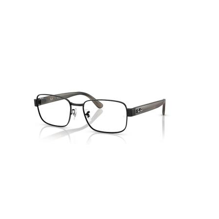 Ray-Ban RB6529 OPTICS Havana grijs montuur Helder glazen gepolariseerd 56-18