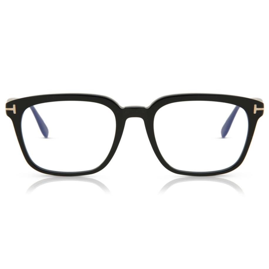 Tom Ford FT5626-B 1 Blauw-Light Block Zwart Heren Bril