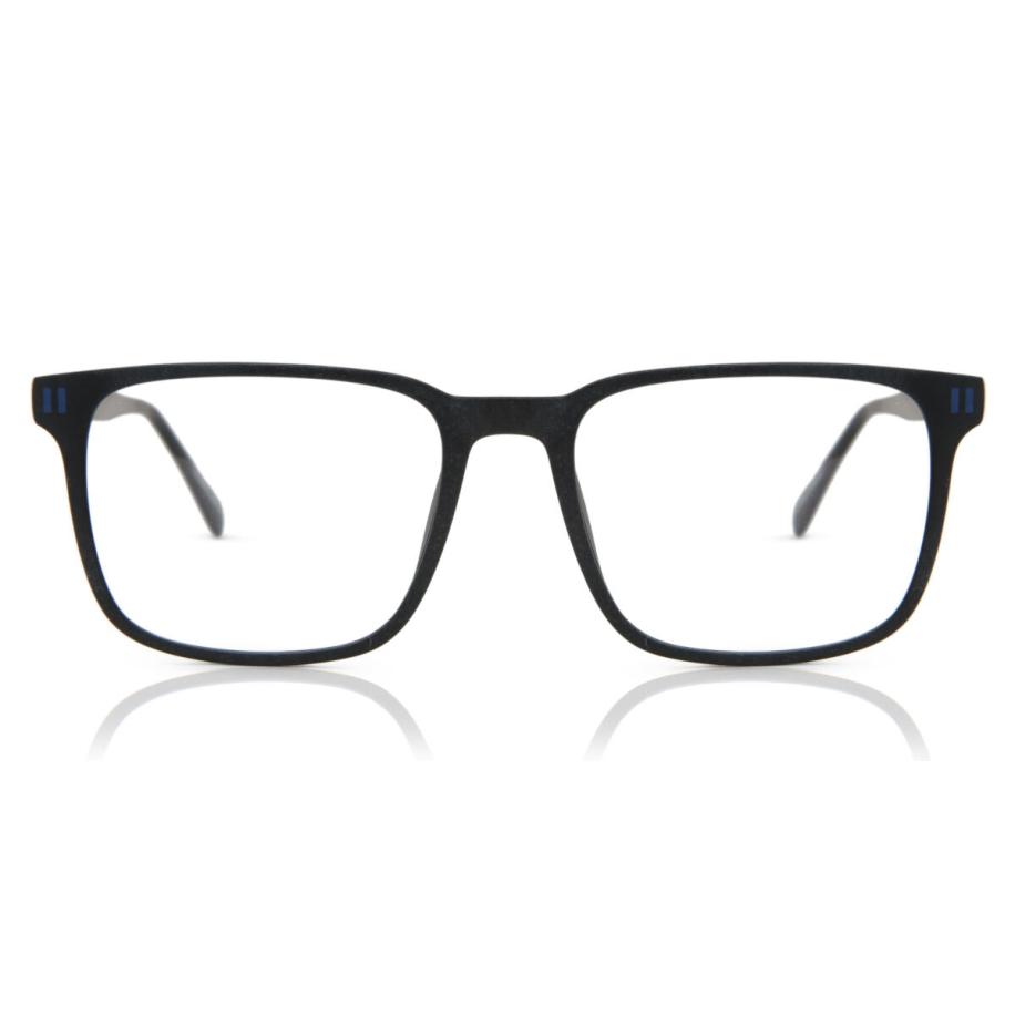 Heren Vierkant Volledige rand Plastic Zwart Bril - Anti-Blauwlichtglazen - SmartBuy Collection
