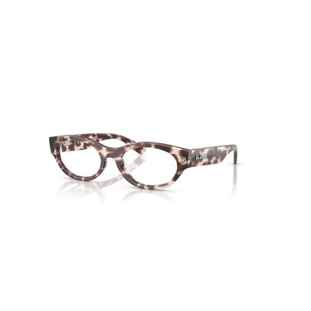 Ray-Ban Rb5447 Optics Havana Grijs montuur Helder glazen Gepolariseerd 51-19