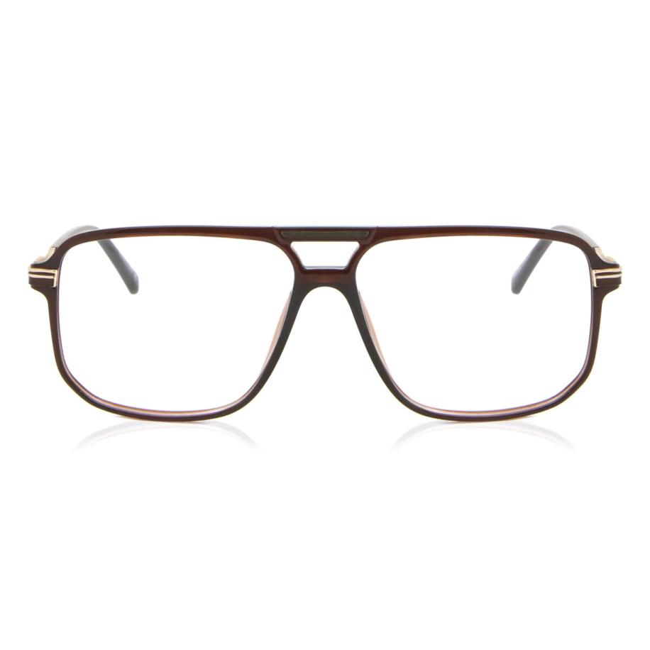 Heren Piloot Volledige rand TR90 Bruin Bril - Anti-Blauwlichtglazen - SmartBuy Collection