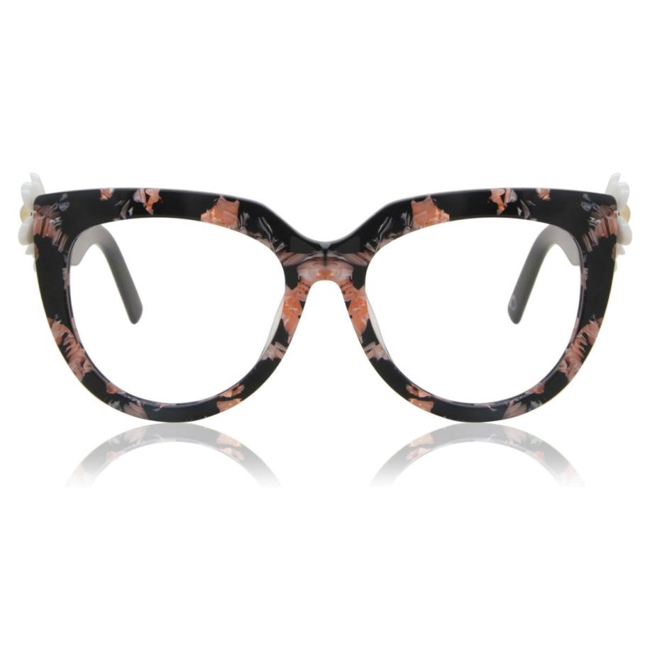 Dames Cat-eye Volledige rand Plastic Roze Bril - Anti-Blauwlichtglazen - SmartBuy Collection