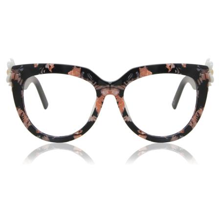 Dames Cat-eye Volledige rand Plastic Roze Bril - Anti-Blauwlichtglazen - SmartBuy Collection