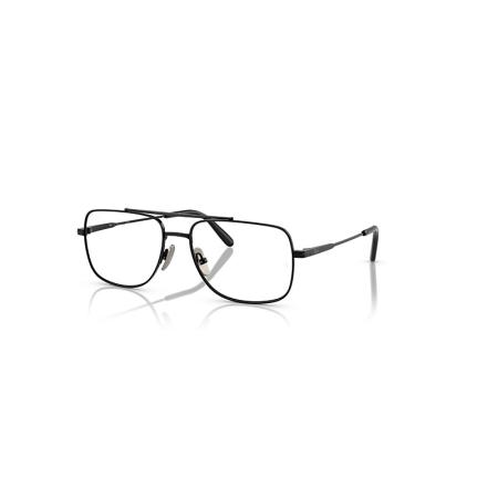Ray-Ban WILLIAM TITANIUM OPTICS Zwart montuur Helder glazen gepolariseerd 58-17
