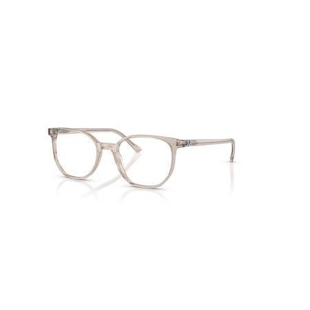Ray-Ban Elliot Optics Online Only Transparant Lichtbruin montuur Helder glazen Gepolariseerd 50-19